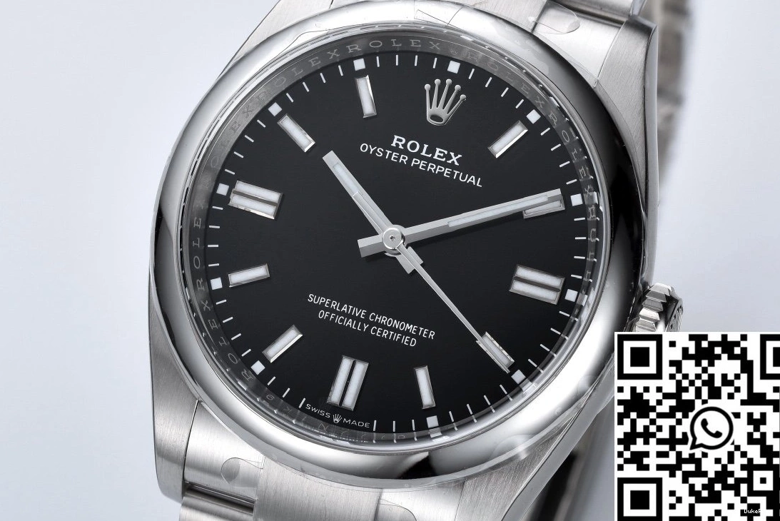 Factory Oyster Dial Black 41MM Rolex Clean M124300-0002 Perpetual 1124